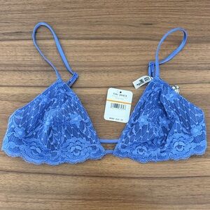 Free People Azure Lace Bralette